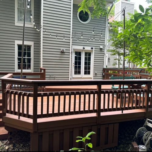 Hernandez Inc. did a phenomenal job on our deck wh