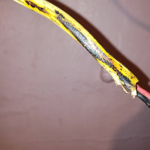 electrical overload, fire hazard, found and repair