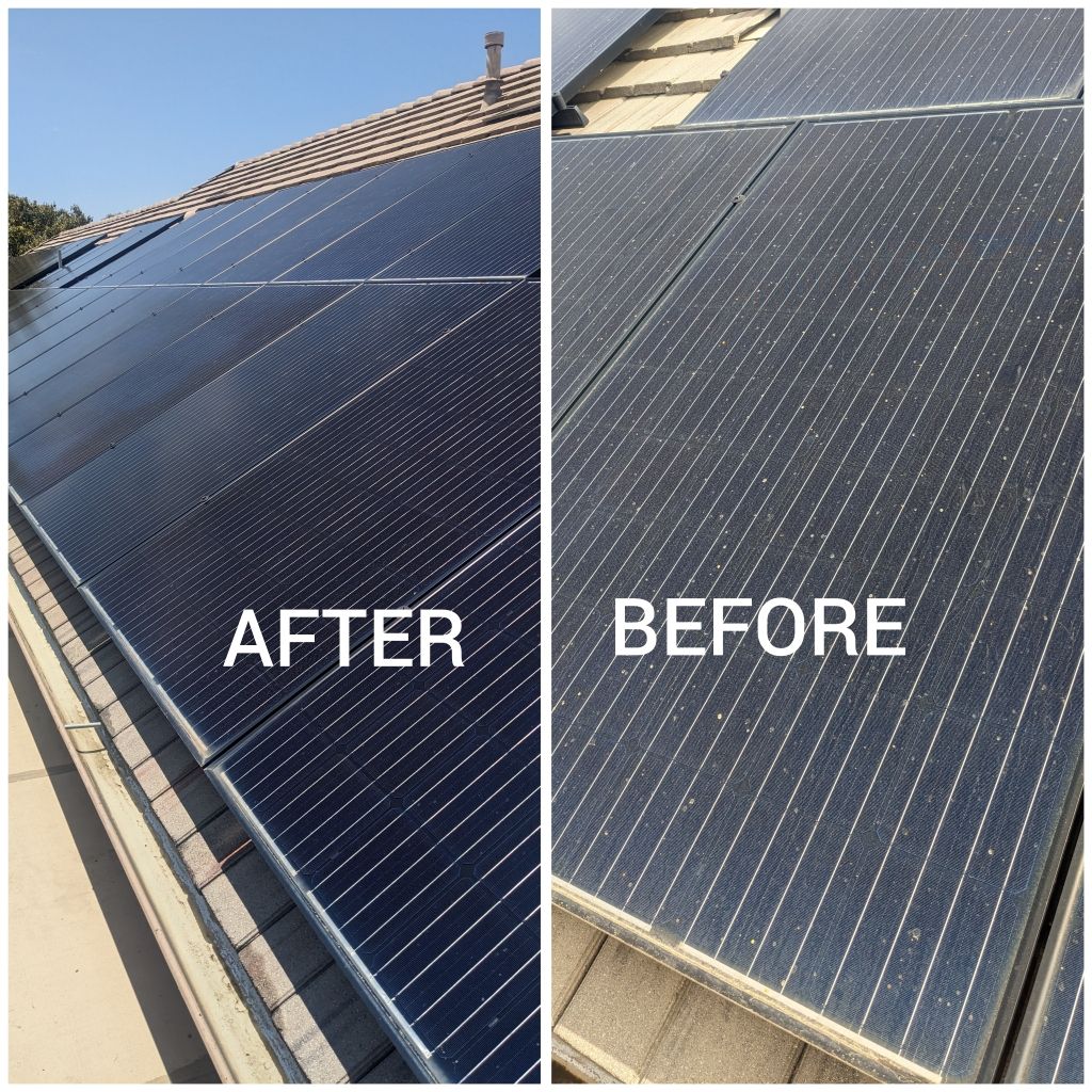 solar panels cleaning 