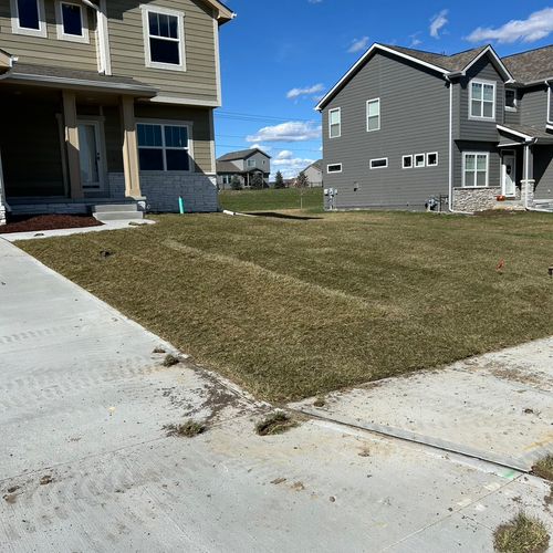 Sod laying 