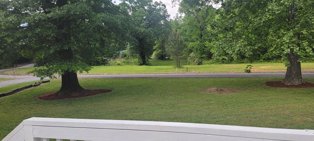 Mulching around trees, minor tree trimming, weed e