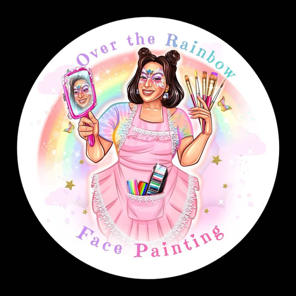 Over The Rainbow Face Painting