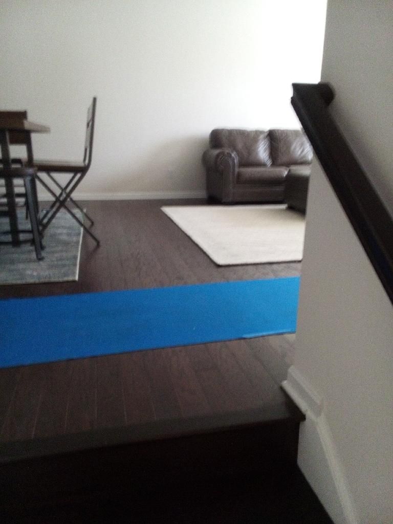 Blue or Red floor protection is provided for your 