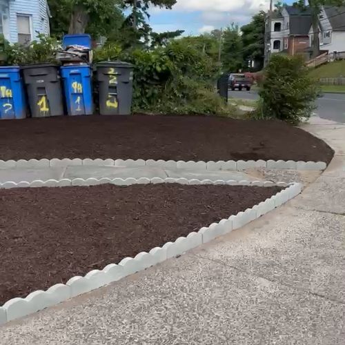 They did my mulch, gave me a great price and the w