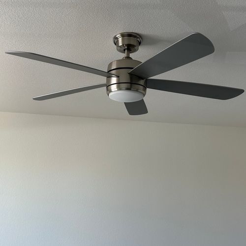 Installation of fans 