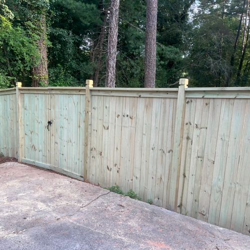 Darren did an amazing job with my fence install an