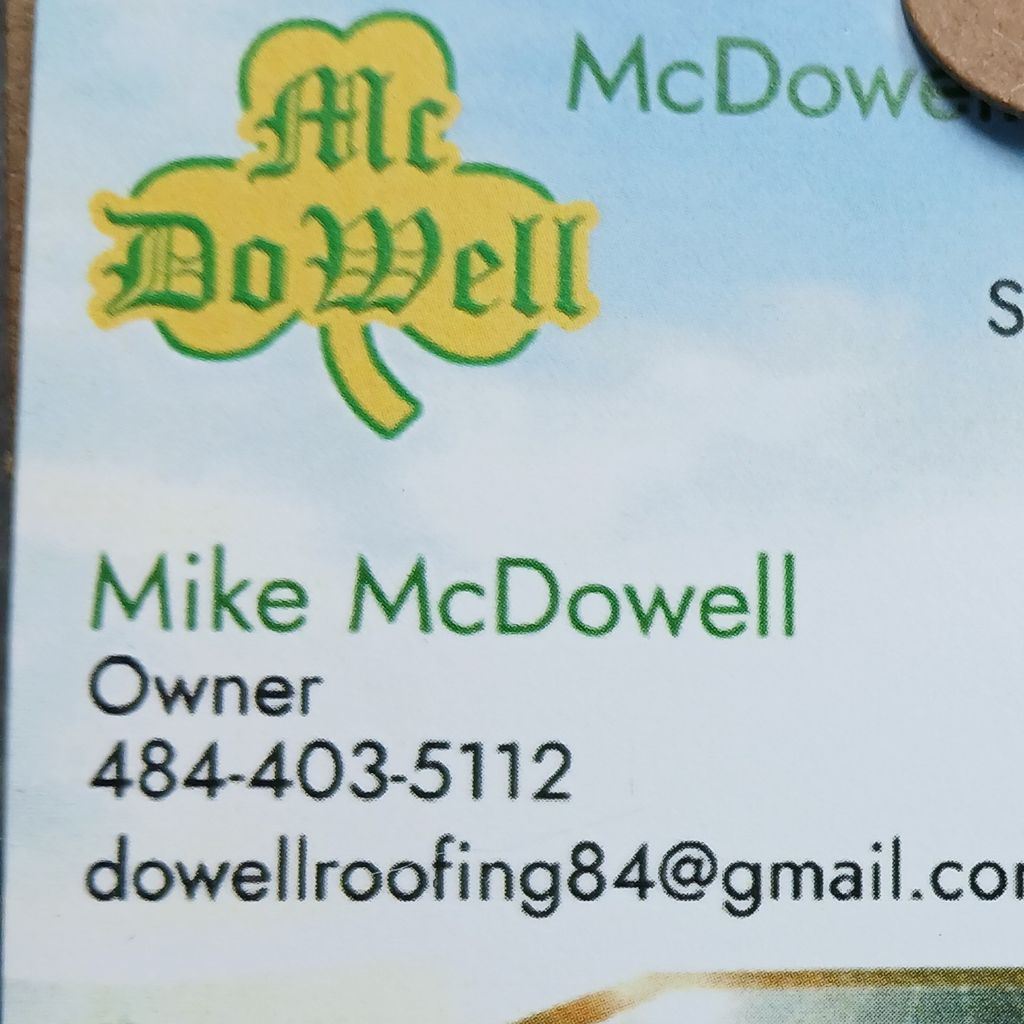 mcdowell roofing llc