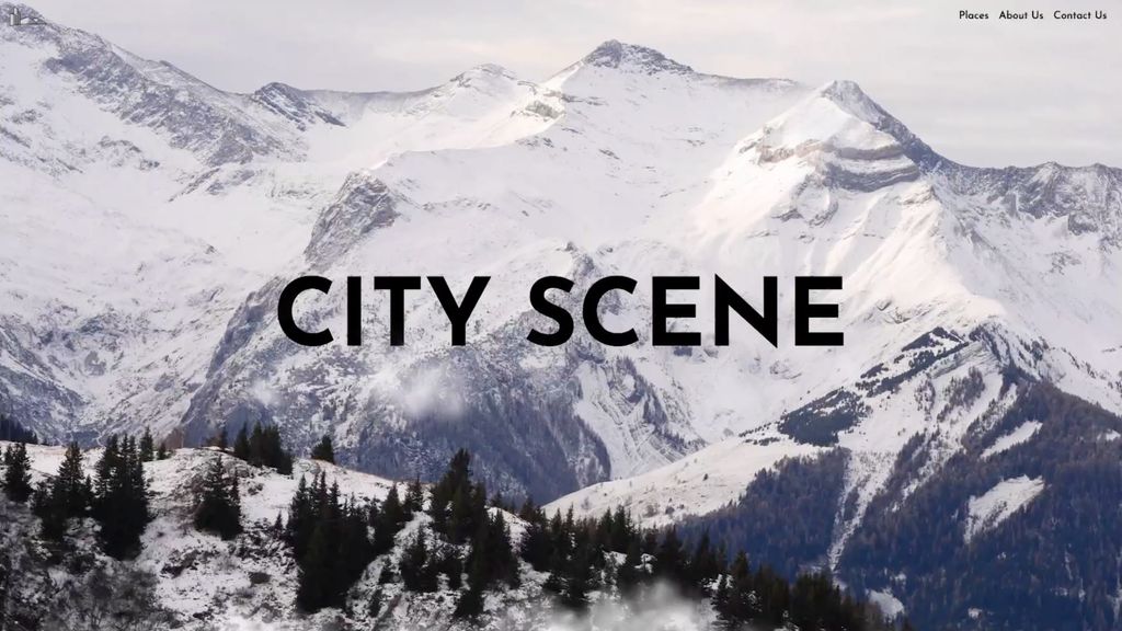 City Scene Web Design