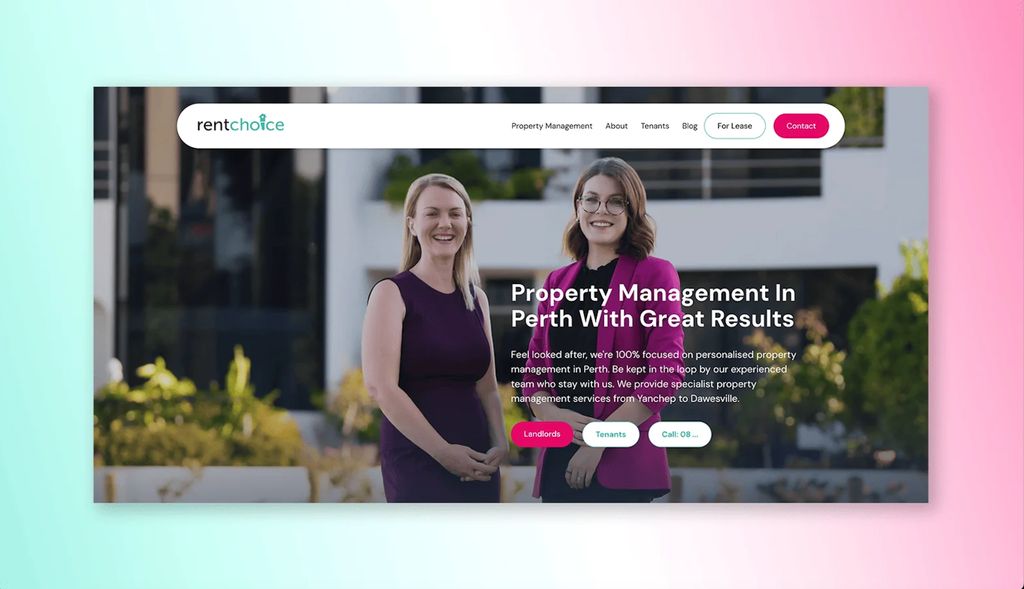 Rent Choice Web Design