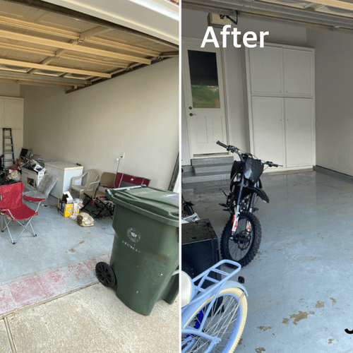 Garage Junk Removal Cleaning