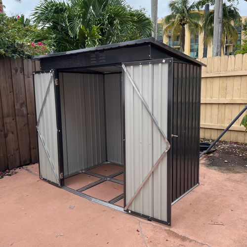 Great job! Built an outdoor shed for me that was s