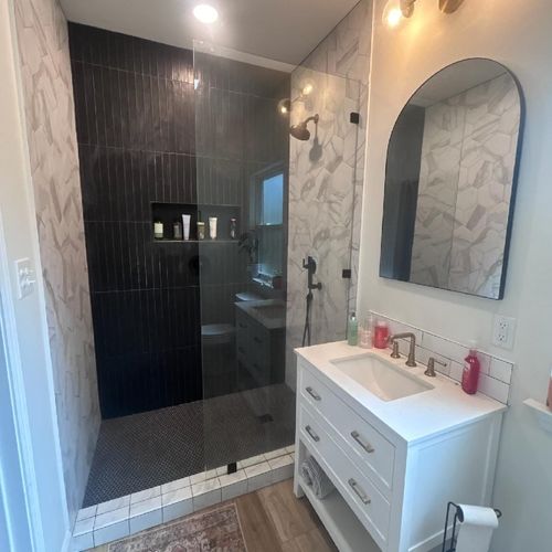 Walkin Shower Bathroom Remodel