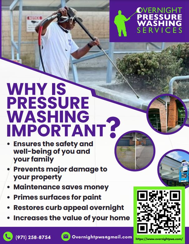 Overnight Pressure Washing Services