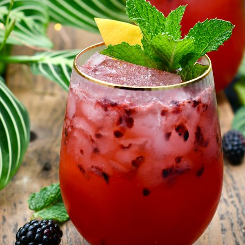 Blackberry Bourbon Smash