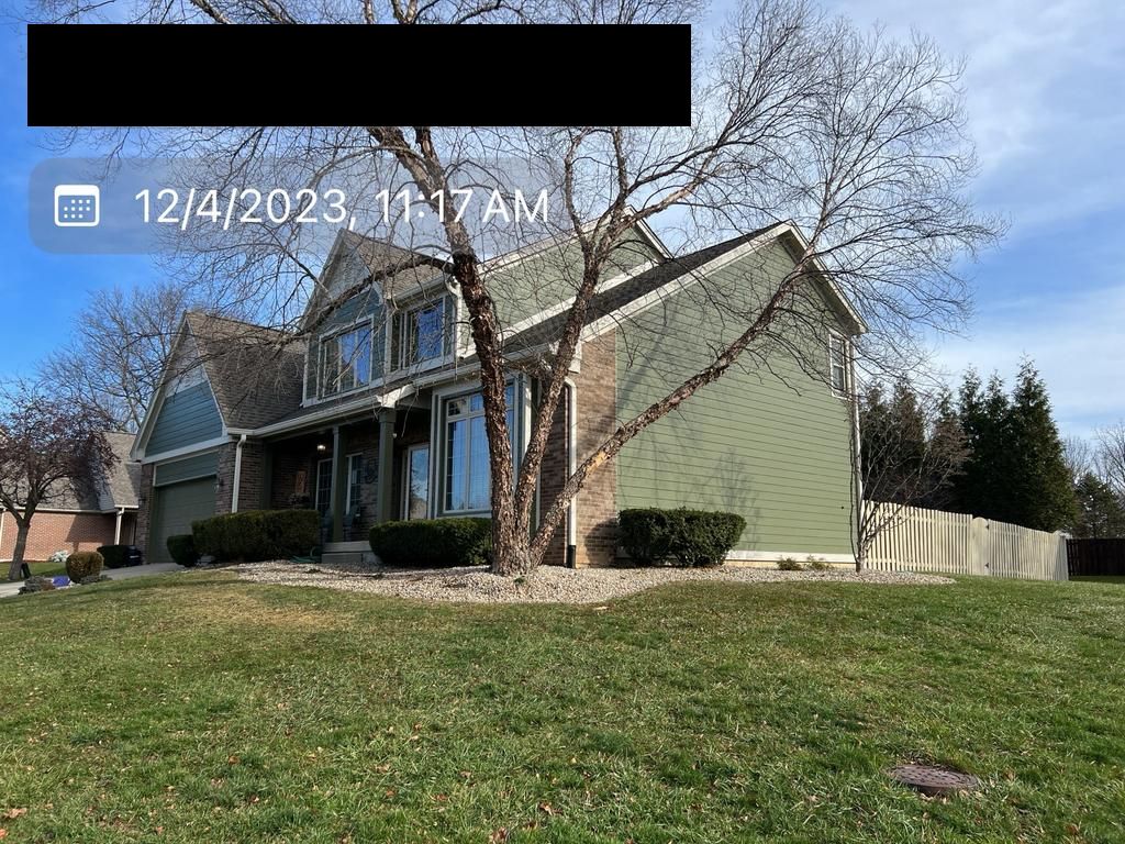 New fiber cement siding (Corner view)