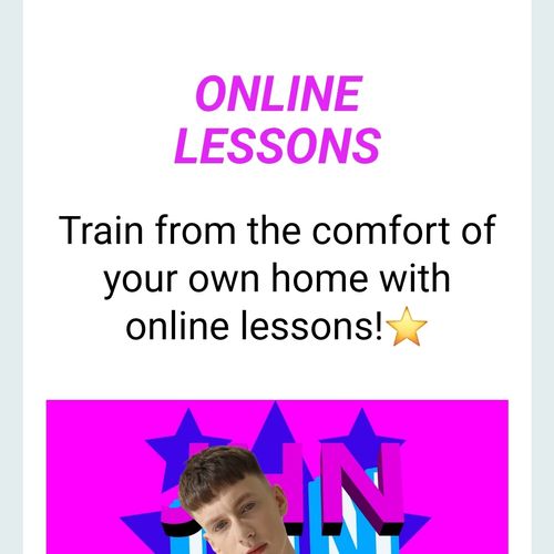 Online Lessons are available anywhere!