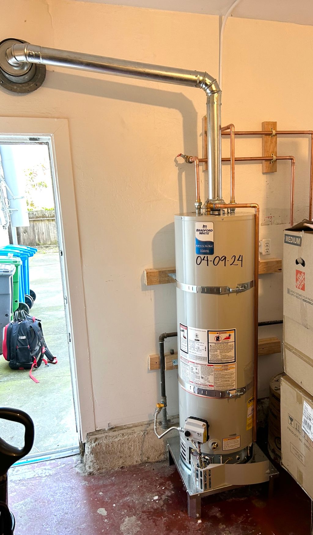 Water heater for single family home