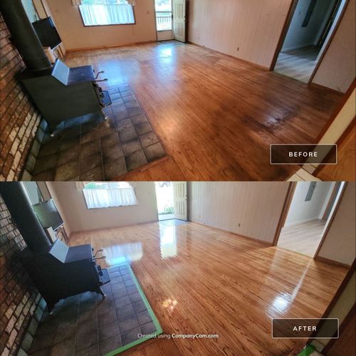 Hardwood Floor Refinishing