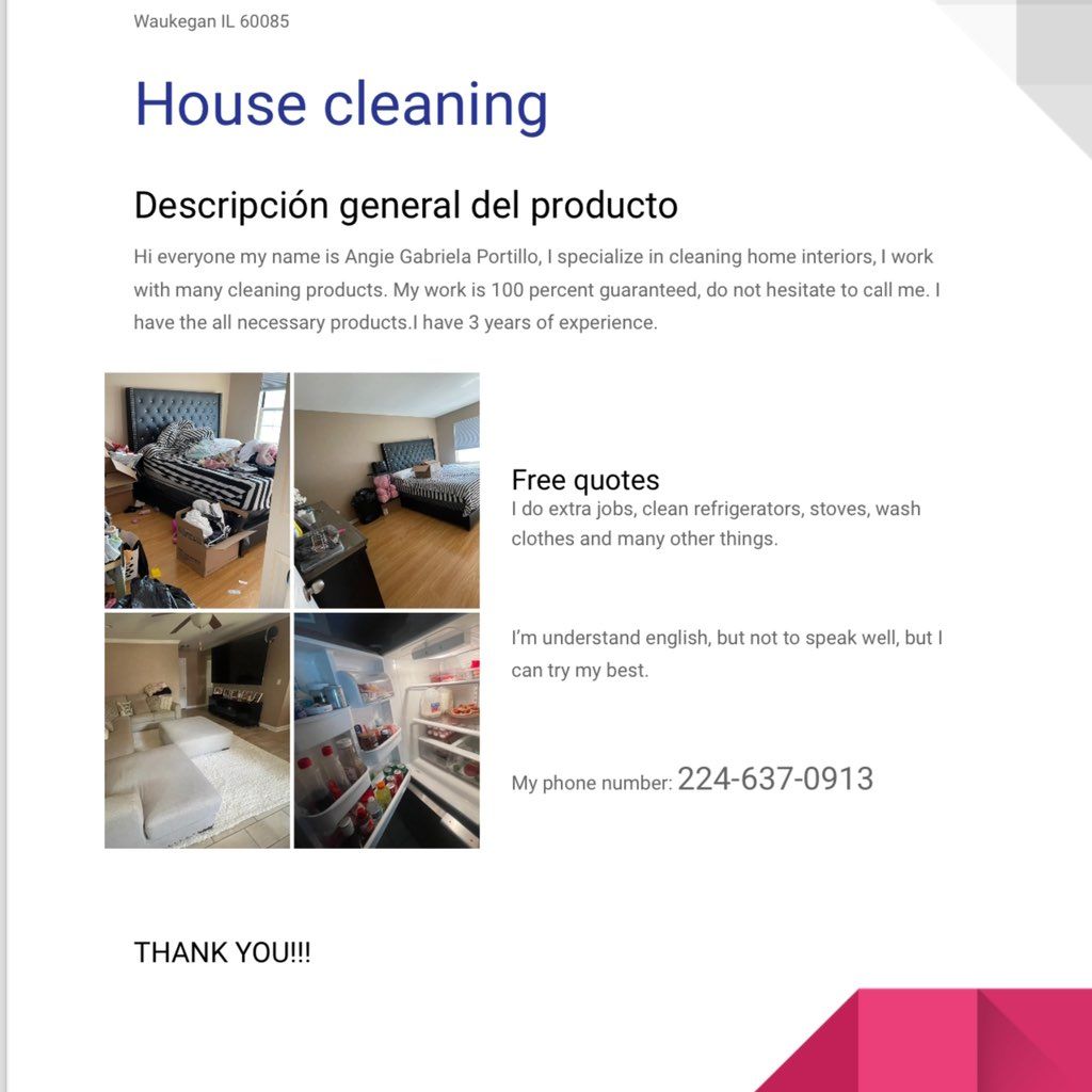 angie's cleaning