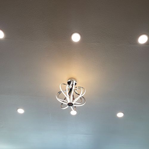 Aziz Wafa installed my LED lights and chandeliers.