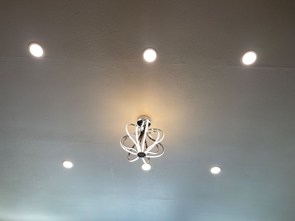 Aziz Wafa installed my LED lights and chandeliers.