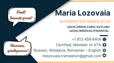 Avatar for Russian Interpreter/Translator  USCIS Asylum