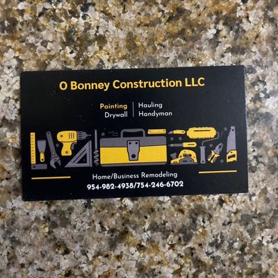 Avatar for O Bonney construction LLC