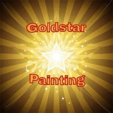 Gold star painting
