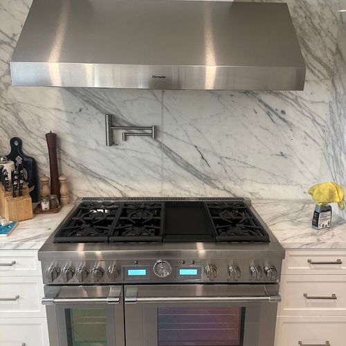 Thermidor, Range, and Hood Install