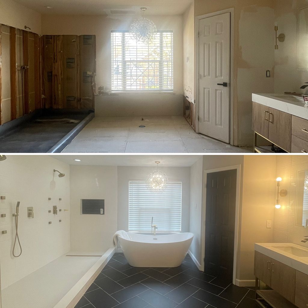 Approximately 200 square feet bathroom renovation