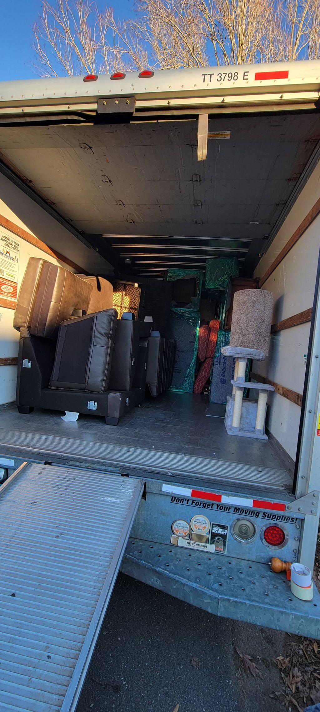 Our pack job promises to ensure all valuables are 
