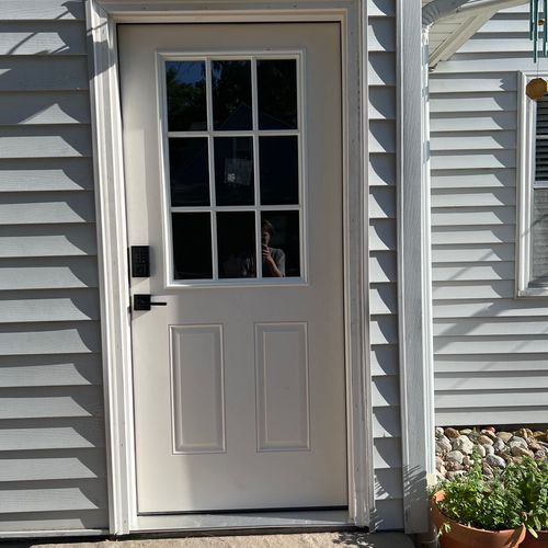 We contacted Tyler about installing a back door fo