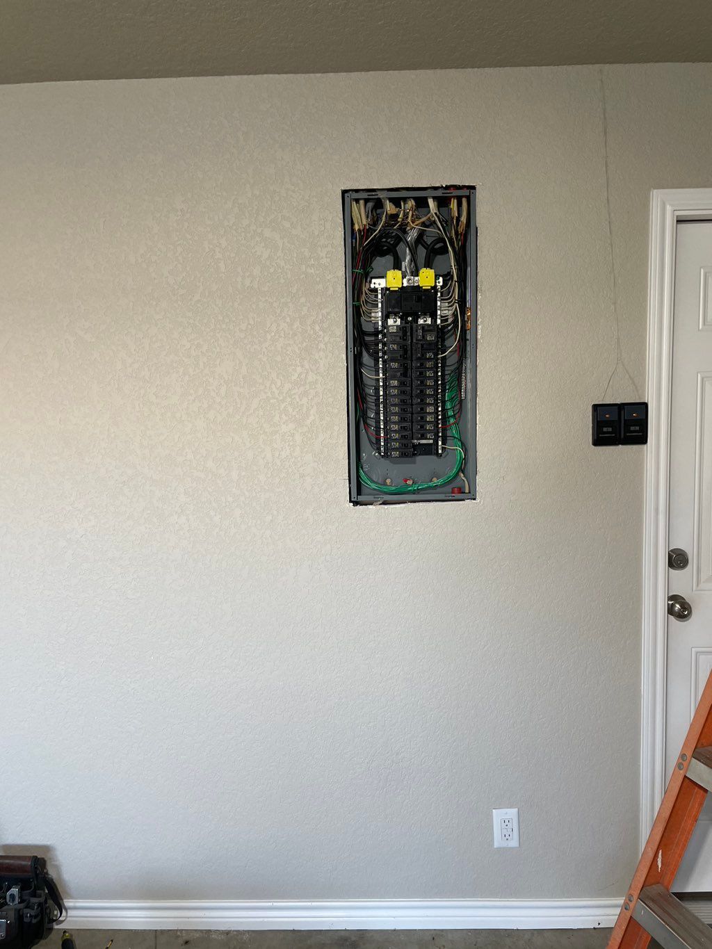 Convenient place to have the panel