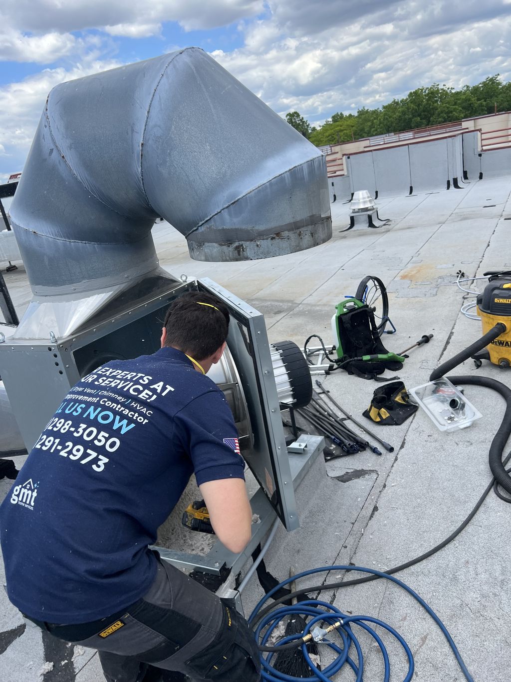 Commercial dryer vent cleaning 