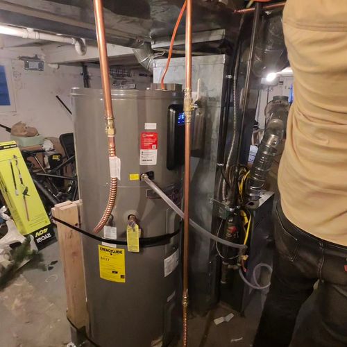 Nettra helped us install a heat pump hybrid water 