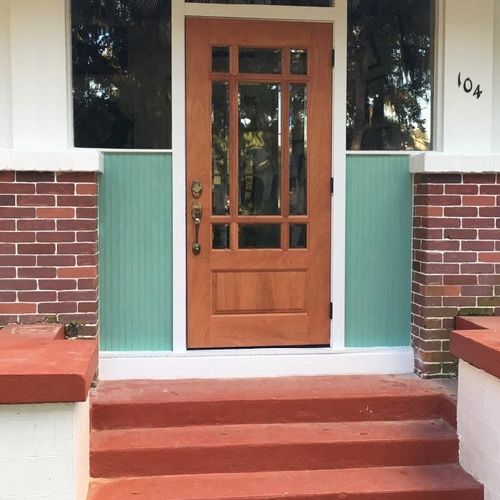 Exterior door install