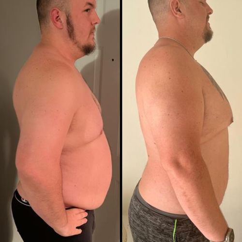 3 Month Client Weight Loss Transformation 