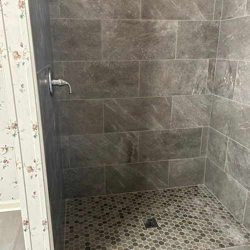 I love the work done to my shower and floors, I wi