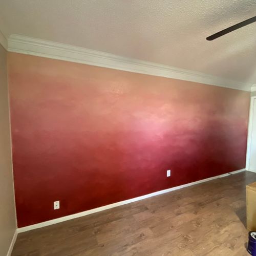 Custom accent wall