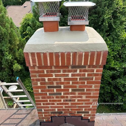 JM’s Home Improvement repair our Chimney , the cro