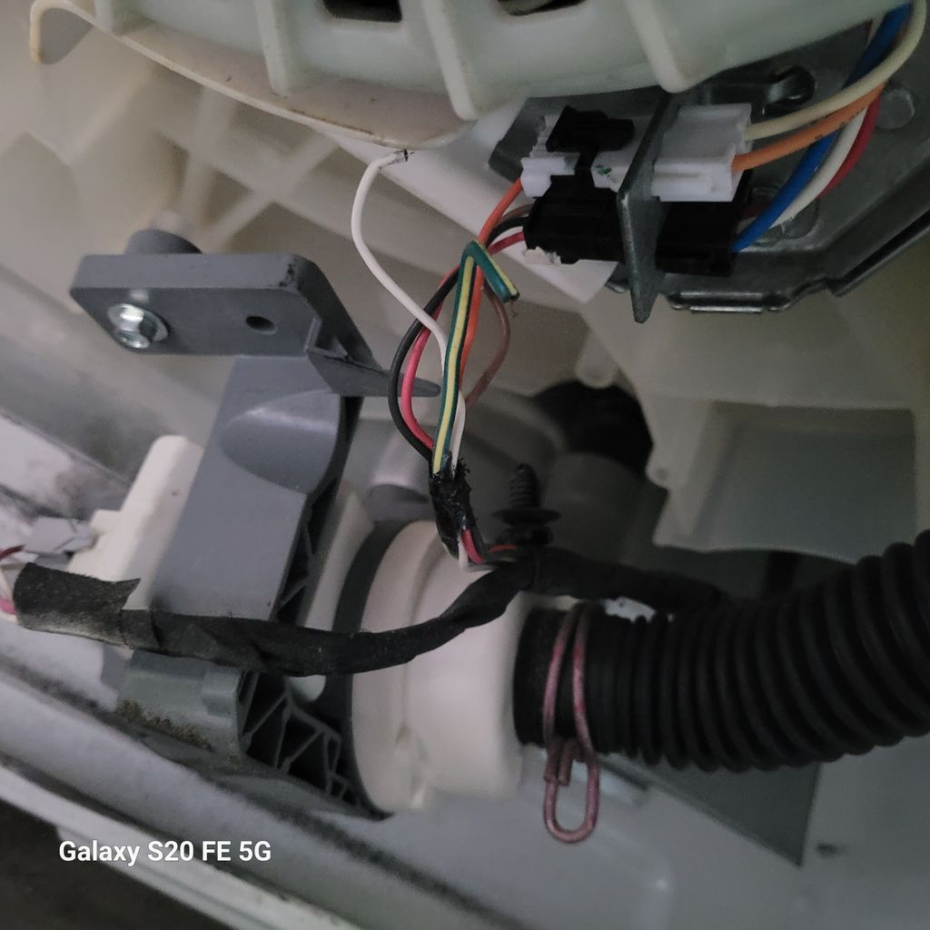 maytag topload washer wiring damaged