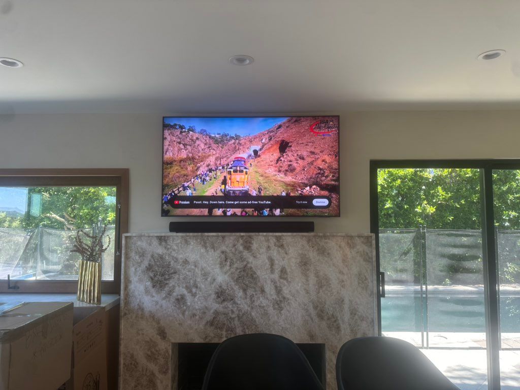 65 inch TV with Sonos soundbar