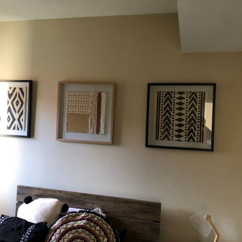 Picture Hanging and Art Installation