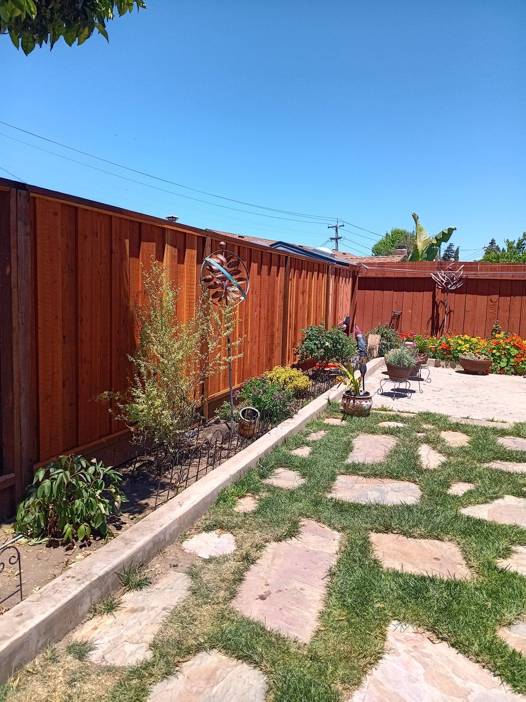 6ft redwood fence 70ft long
