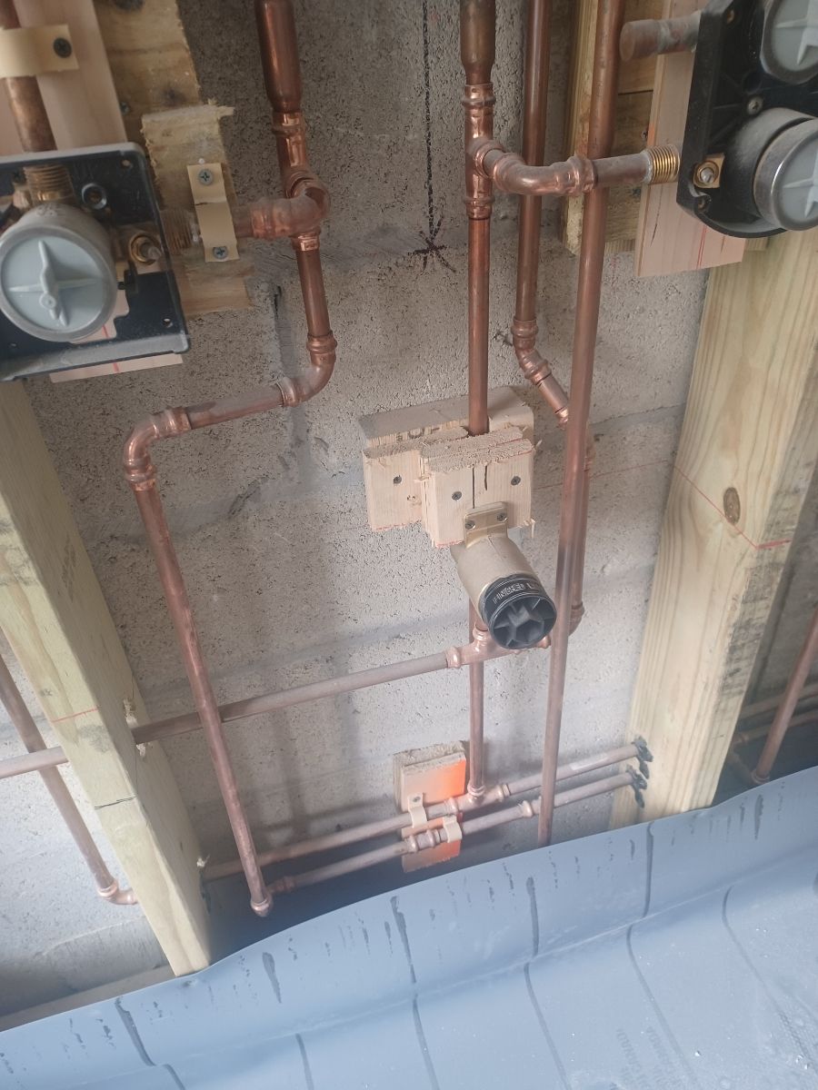 Shower Valve Bath remodel