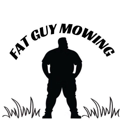 Fat Guy Mowing