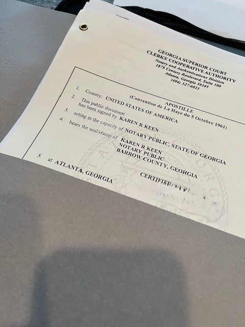 Apostille Processing