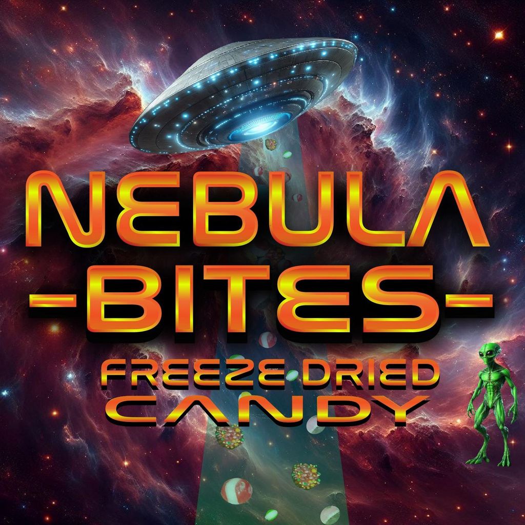 Nebula bites freeze dried candy