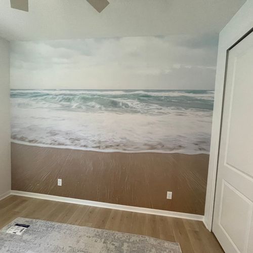 Decora Wall made my beach guest room dreams come t