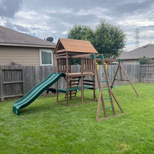 Playground equipment was built really well and com